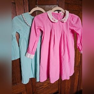 Pair Of Girls Smocked Dresses